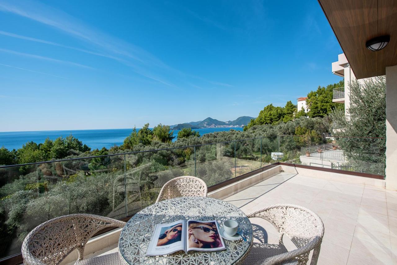 Adria Lux Apartments Sveti Stefan บุดวา ภายนอก รูปภาพ